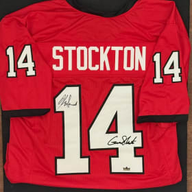 Dual-Signed UGA Jersey (XL) - Kirby Smart & Gunner Stockton item