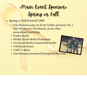 Main Event Sponsor 🎗️Spring OR Fall🎗️ item