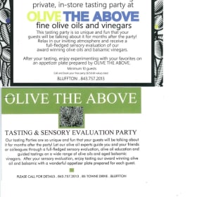 Olive the Above Private Tasting Party for 10 - $250 Value item