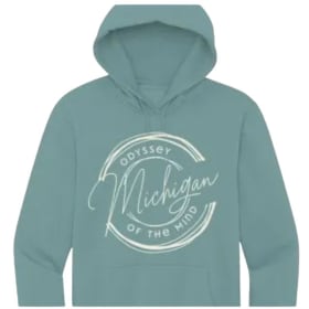MI OM Hooded Sweatshirt in Eucalyptus item