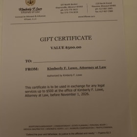 “Legal Services” item