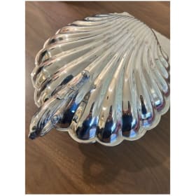 Silver Clamshell dish and platter item