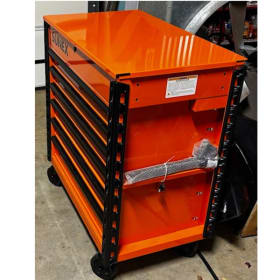 Clemson Orange Toolbox Cart with Personalized Graphics item