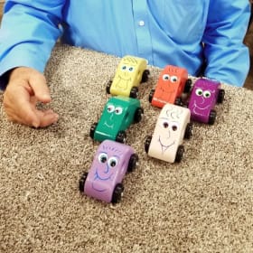 Box of 120 Cars item