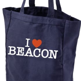 I {heart} Beacon Shopper MEDIUM - Navy Blue item