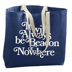 Beacon or Nowhere Shopper LARGE - Navy Blue item