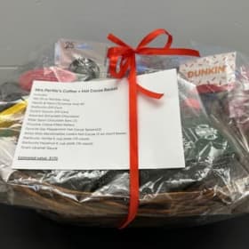 Mrs. Pertile's Class - Coffee & Cocoa Basket (Value: $170) item