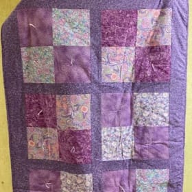 Item 106  Purple Paisley item