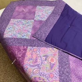 Item 106  Purple Paisley item