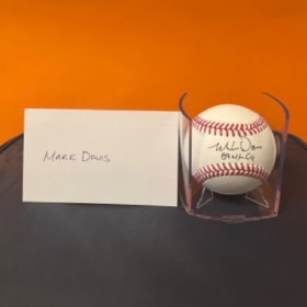 Photo of Mark Davis Signed baseball