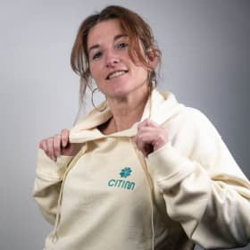 Chandail à Capuchon Ivoire item