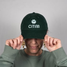 Casquette Dad vert forêt item