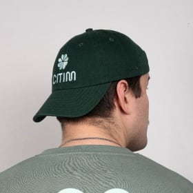 Casquette Dad vert forêt item