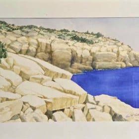 Framed Watercolor item