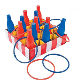 Ring toss 6 rings item