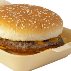 4oz Beef burger item