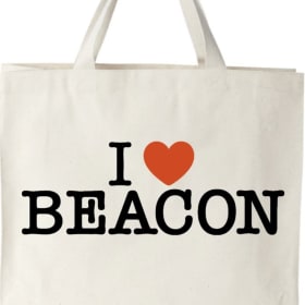 I {heart} Beacon Shopper LARGE - Ecru item