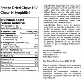 Freeze Dried Chew-Hi item