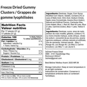 Freeze Dried Gummy Clusters item