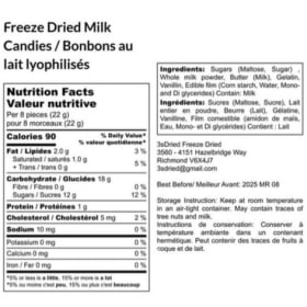 Freeze Dried Milk Candies item