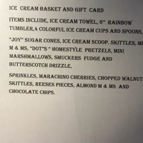 Ice Cream Gift Basket item