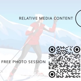 Photo session voucher with Relative Media Content item