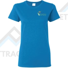 T-shirt de coton bleu saphir (FEMME) item