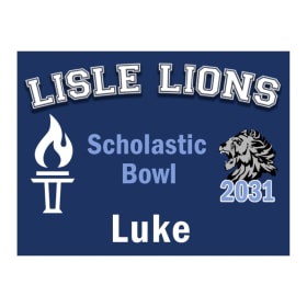 Photo of Scholastic Bowl Yard Sign
