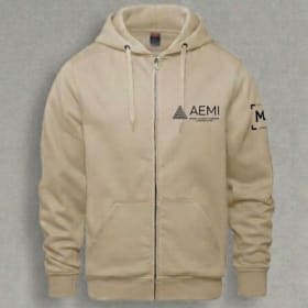 Hoodies avec Zipper - Beige sable item