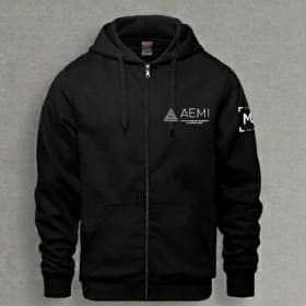 Hoodies avec zipper - Noir item