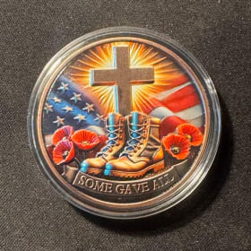 In Honor Of Our Heroes- Challenge Coin item
