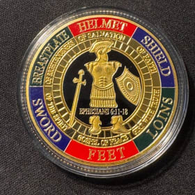 The Whole Armor Of God- Challenge Coin item