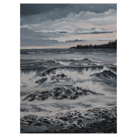 '#BCStorm This Fleeting Light...' (Unframed) by Jolanta Va item