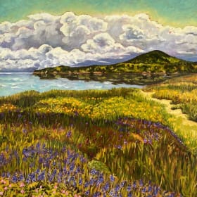 'Cloudbank above Active Pass' (Unframed) by Mary Jo Hughes item