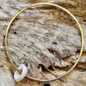 Puka Shell Gold-fill 7.5” Bangle item