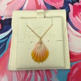 18” Gold-Filled Sunrise Shell Necklace by Mia Onorato item