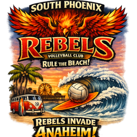 Photo of Surf’s Up Rebels Anaheim Tee