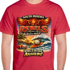 Photo of Surf’s Up Rebels Anaheim Tee