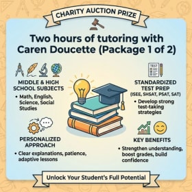Two hours of tutoring with Caren Doucette (1 of 2) item