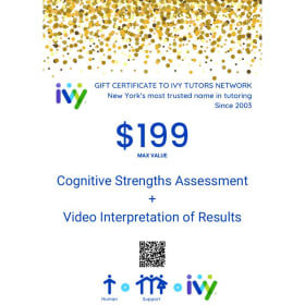 Ivy Tutor - Cognitive Strengths Assessment (5 availabe) item