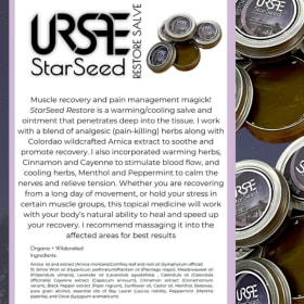 StarSeed Healing Muscle Salve item
