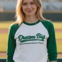 Baseball Shirt for Mental Health Awarness Mont item