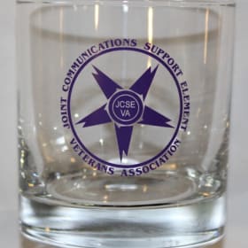 11oz Whiskey Glass JCSE-VA Logo item