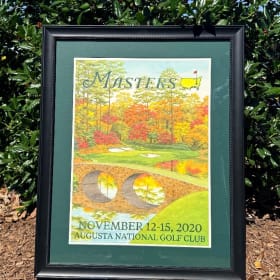 2020 Masters Framed Print item