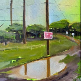 "Mud Puddle" Oil and Mixed Media on Canvas item