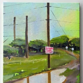 "Mud Puddle" Oil and Mixed Media on Canvas item