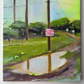 "Mud Puddle" Oil and Mixed Media on Canvas item