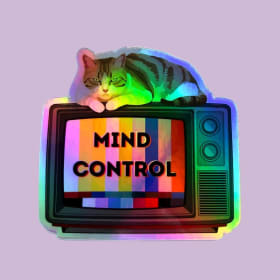 Mind Control - Holo Sticker item
