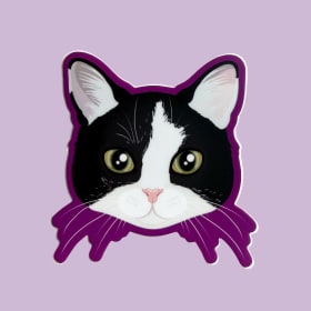 Leia (Magenta) - Sticker item