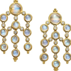 Diamond, 18k Gold Earrings Raffle Ticket - QTY 1 item